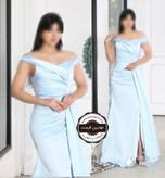 پیراهن مجلسی ساتن آمریکایی مدل( تیارا)