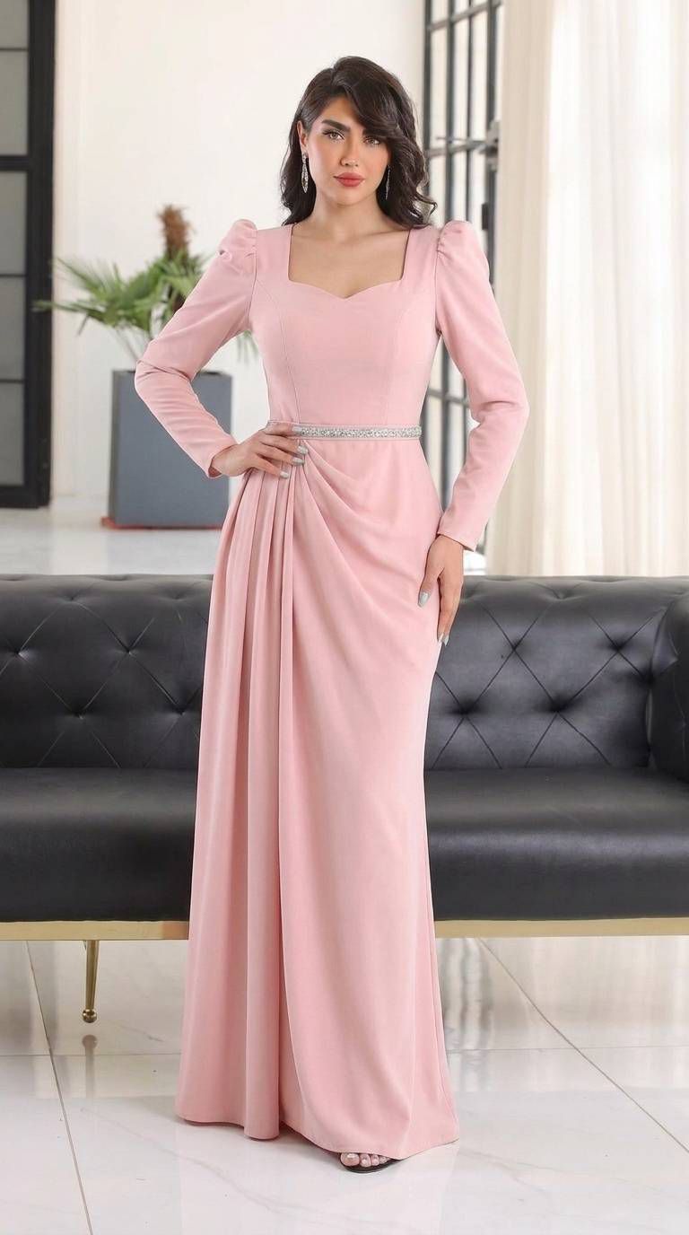 پیراهن مجلسی مازراتی بلند مدل (شیدا)