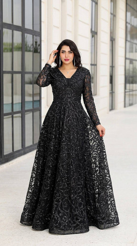 پیراهن مجلسی مدل مزونی مدل (سایه )